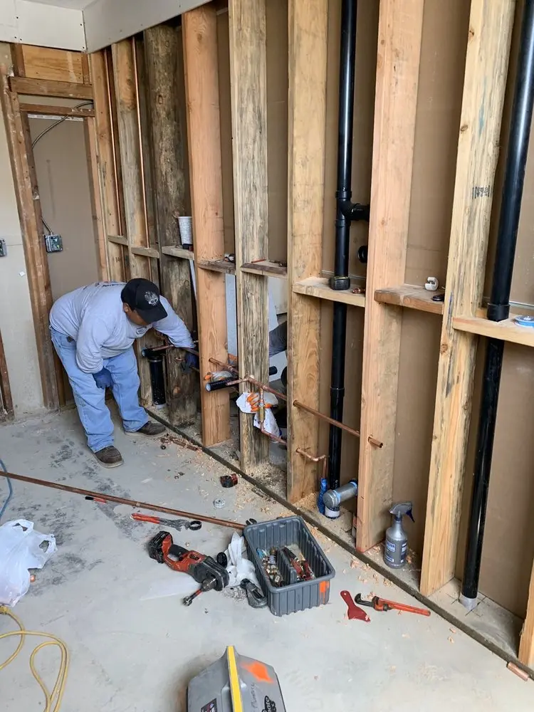 Commercial rough-in plumbing for Water Heater Replacement in Colemantown